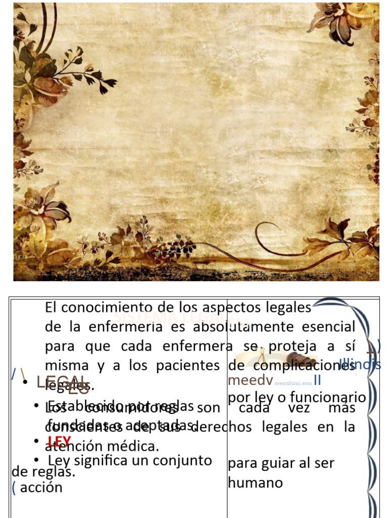 Aspectos Legales en Enfermería | PDF | Enfermería | Hospital