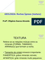 Textura ROCHA IGNEA