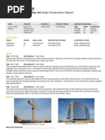 Daily Construction Report Sample