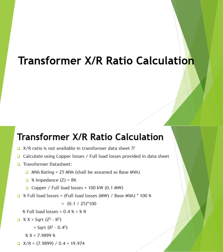 Rumus X-R Ration Trafo | PDF | Technology & Engineering