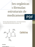 Funções Orgânicas em Fórmulas Estruturais de Medicamentos