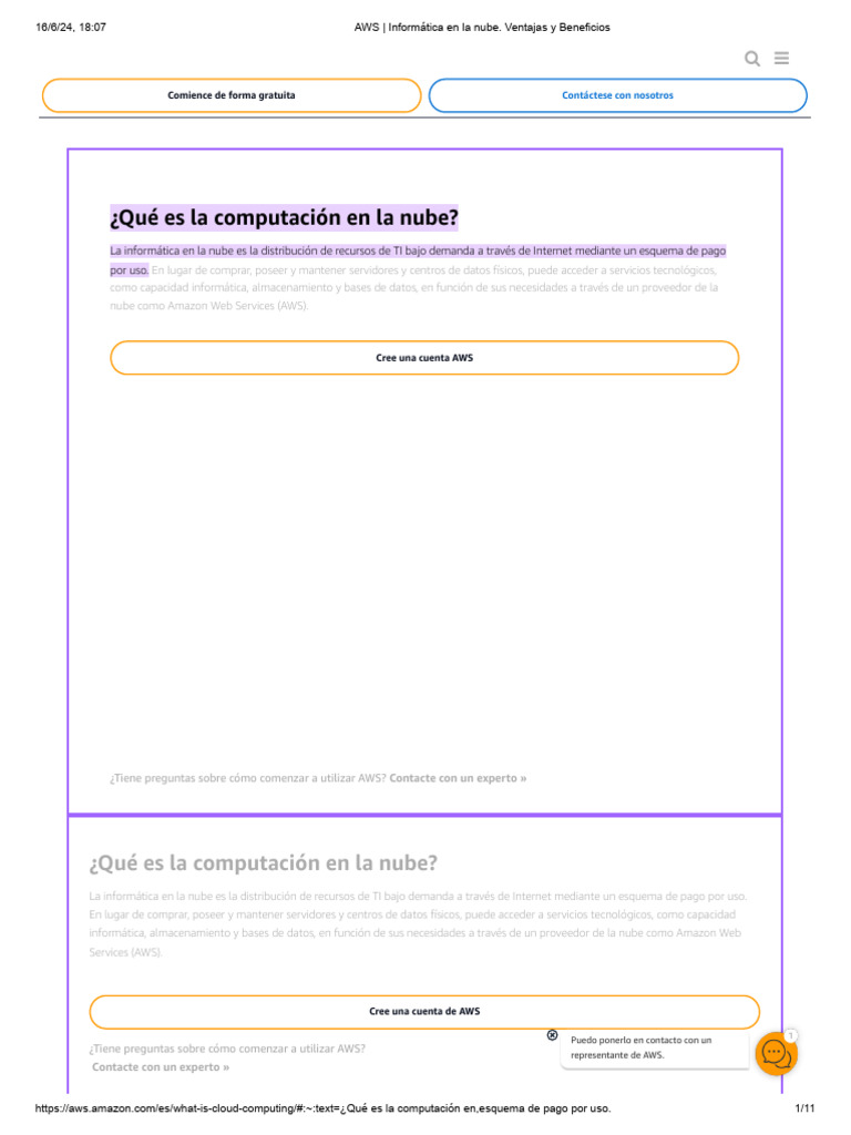 Ventajas y Beneficios de AWS | PDF | Computación en la nube | Software ...