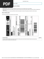 Shaw Direct Receiver Return Instructions | PDF