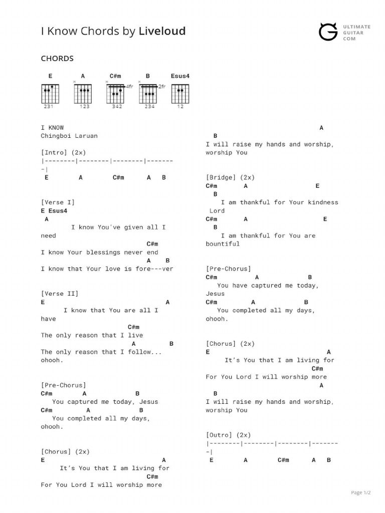 I Know | PDF