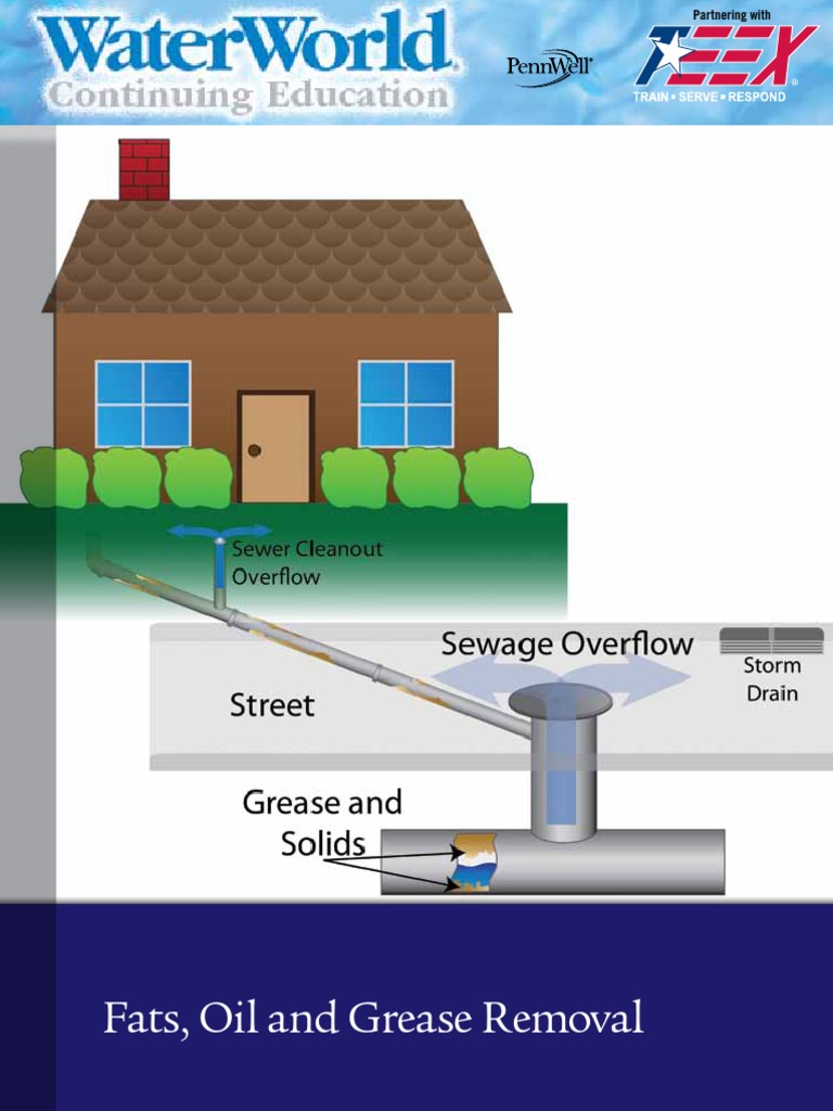 Fats Oils and Grease Sewage Treatment Storm Drain