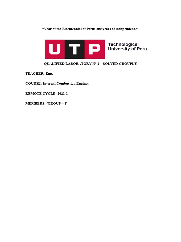Laboratory Internal Combustion Engines Pdf Engines Diesel Engine