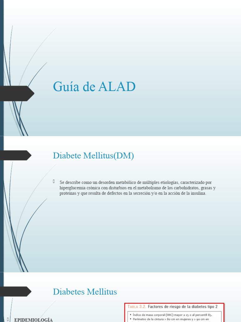 Guía Alad 2019 Resumen | PDF | Diabetes | Enfermedades cardiovasculares