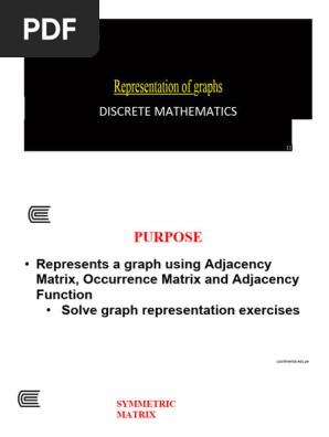 3 Adjacency Matrix - Incidence and Function of Adjacency
