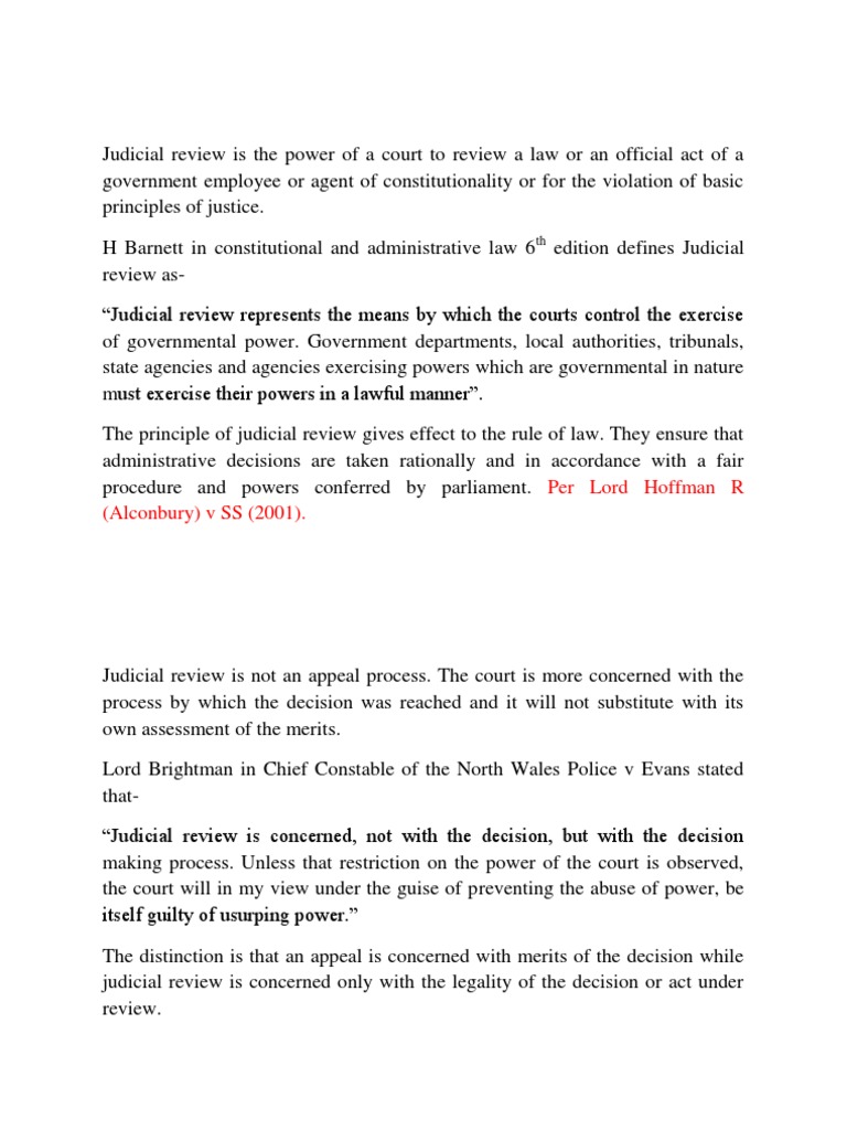 Judicial Review Government Information Common Law - 