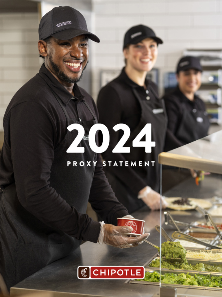 Chipotle 2024 Proxy Statement | PDF | Proxy Voting | Board Of Directors