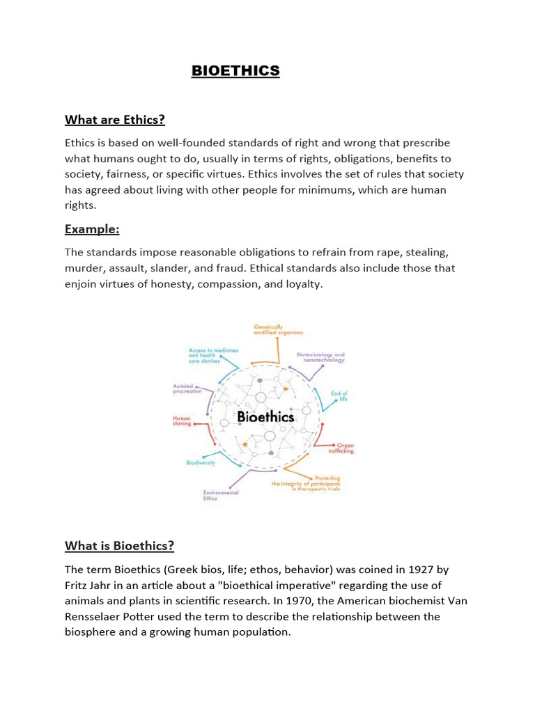 Understanding Bioethics and Its Principles | PDF | Bioethics | Biology