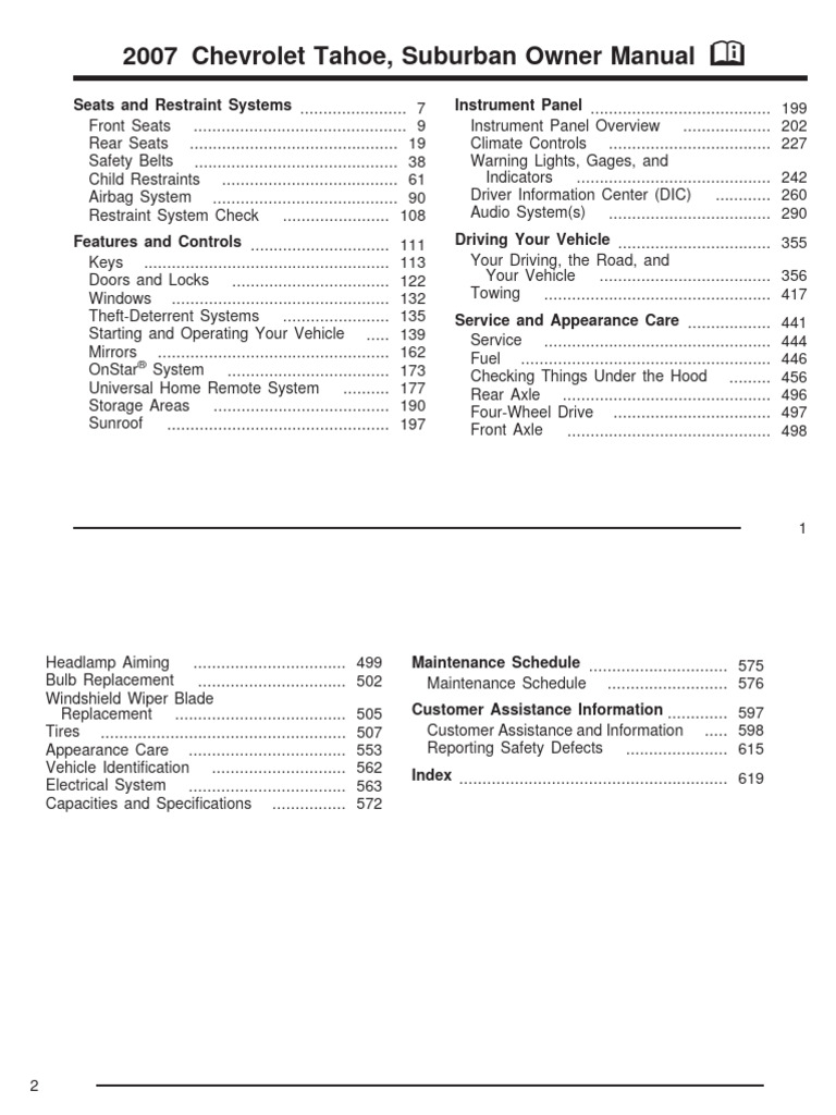 2007 TAHOE MANUAL PDF intelligence overview