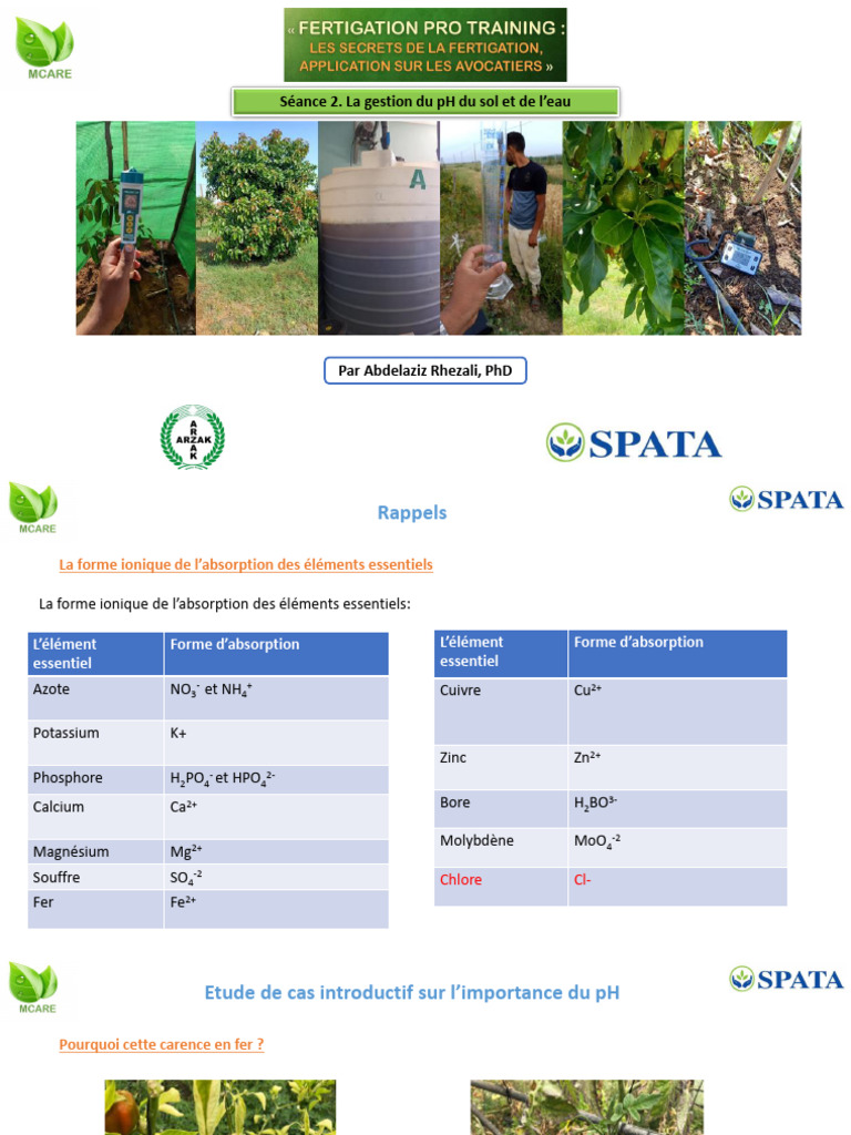 Gestion du pH du sol et de l'eau | PDF | Ph | Fertilisant