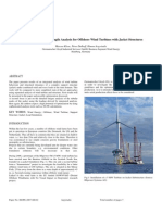 Integrated Load and Strength Analysis For Offshore Wind Turbines With Jacket Structures