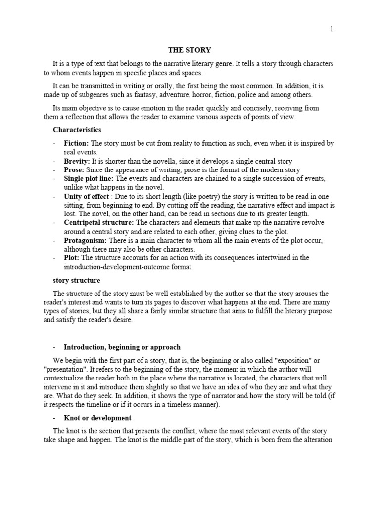 Understanding Story Structure and Elements | PDF | Narration | Essays