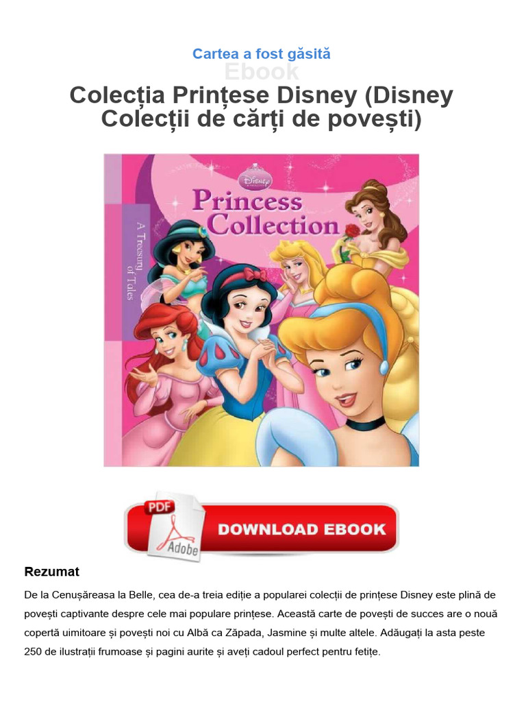 Ebook Disney Princess Collection Disney Storybook Collections PDF | PDF