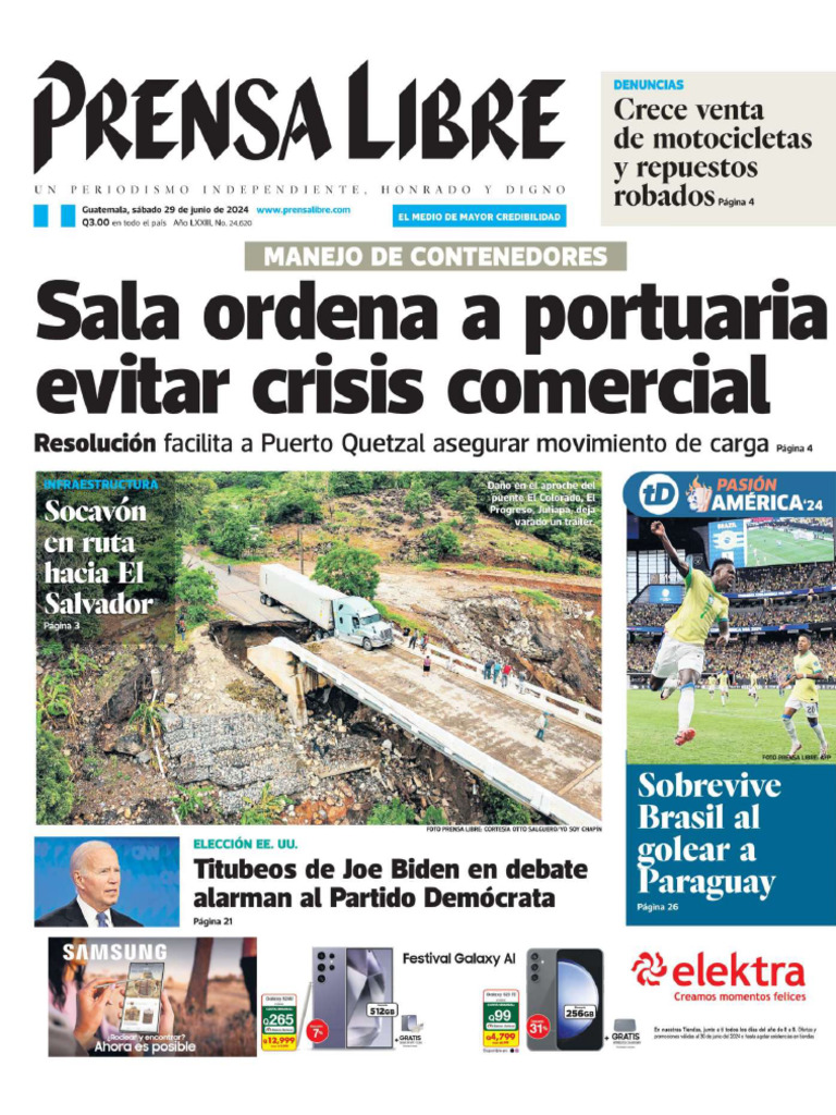 29 06 24 Prensa Libre Pdf