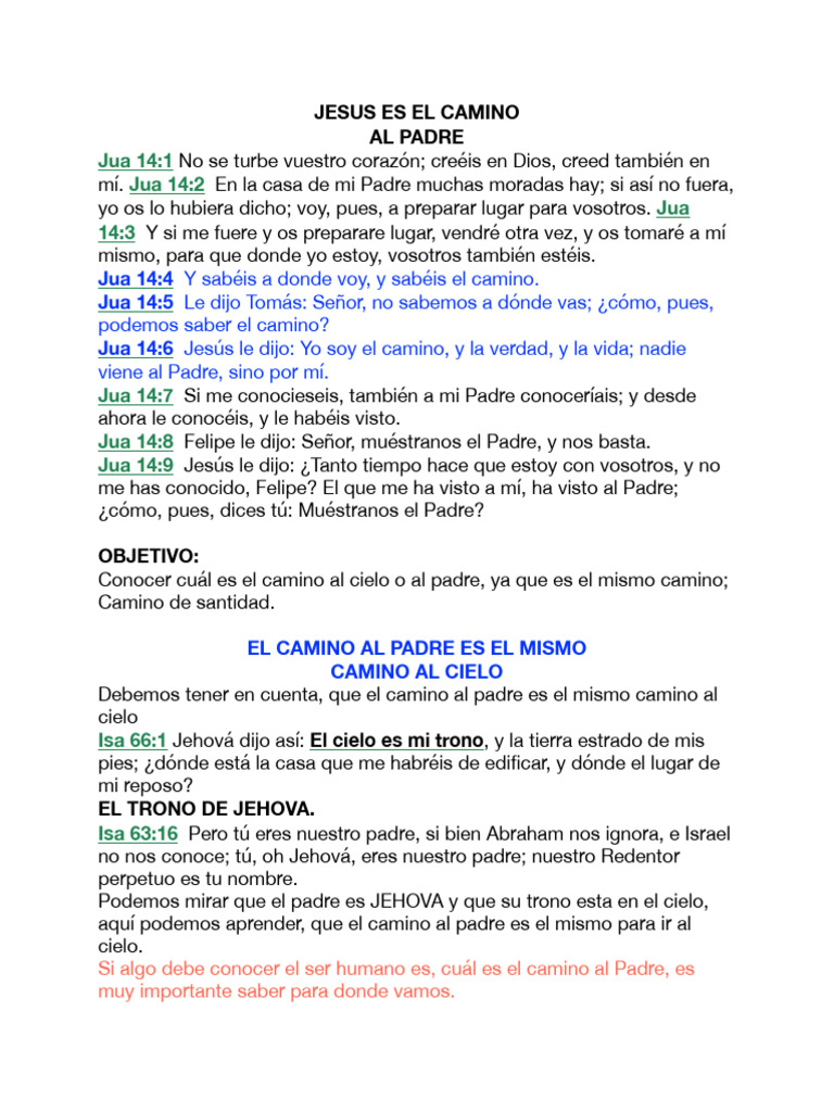Jesus El Camino Al Padre Pdf Jacob Teología