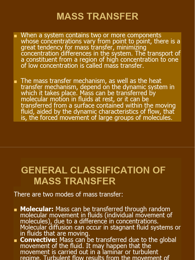 Unit II Molecular Diffusion | PDF | Diffusion | Liquids