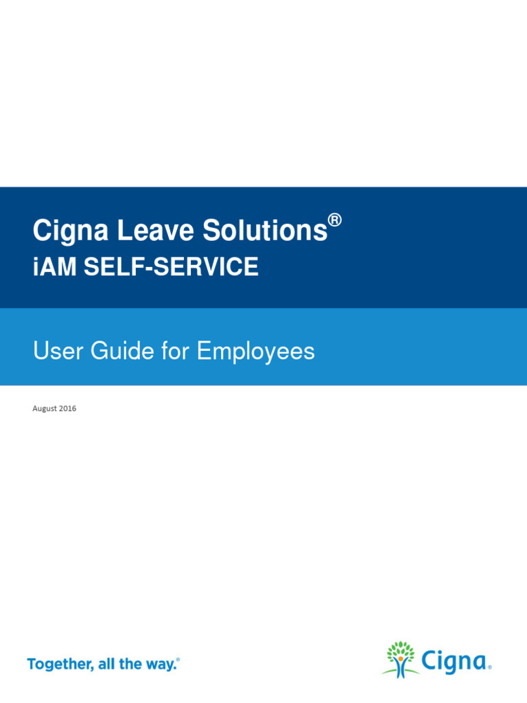 Iam self service user guide for employees pdf family and medical
