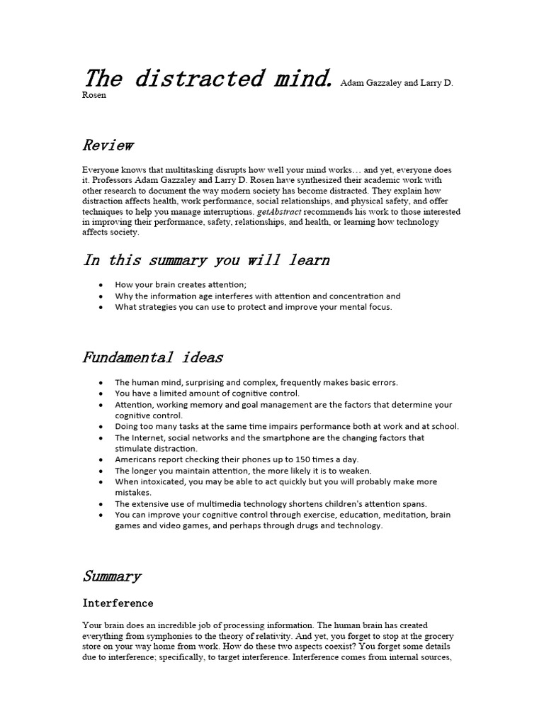Image showcasing Distraction in Psychology: Definition, Impact, and Management