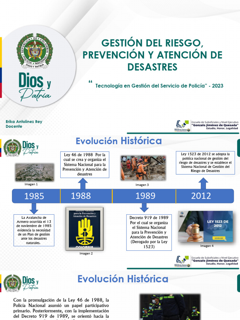Evolución de la Gestión del Riesgo en Colombia | PDF | Colombia ...