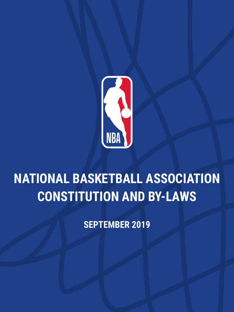 NBA Constitution by Laws September 2019 1 | PDF | Guarantee | Board Of ...