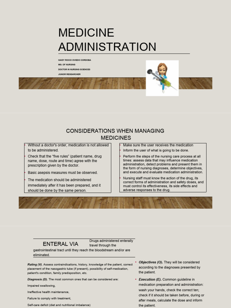 Guidelines for Safe Medication Administration | PDF | Intravenous ...