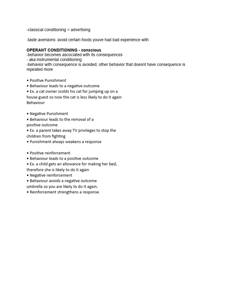 Conditioning Techniques in Behavior Modification | PDF | Self ...