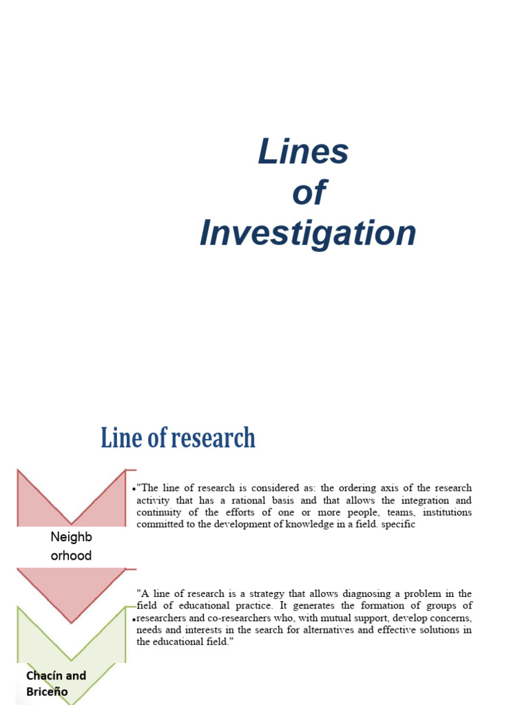 Research Lines in Educational Development | PDF | Laboratories ...