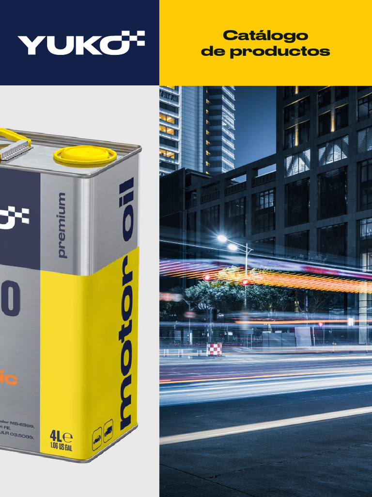 Aceites YUKO: Calidad y Procedencia | PDF | Lubricante | Motor diesel