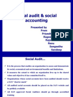 Social Audit & Social Accounting: Presented by Prem Priyesh Ragesh Rajeev Renu Sangeetha Sandeep