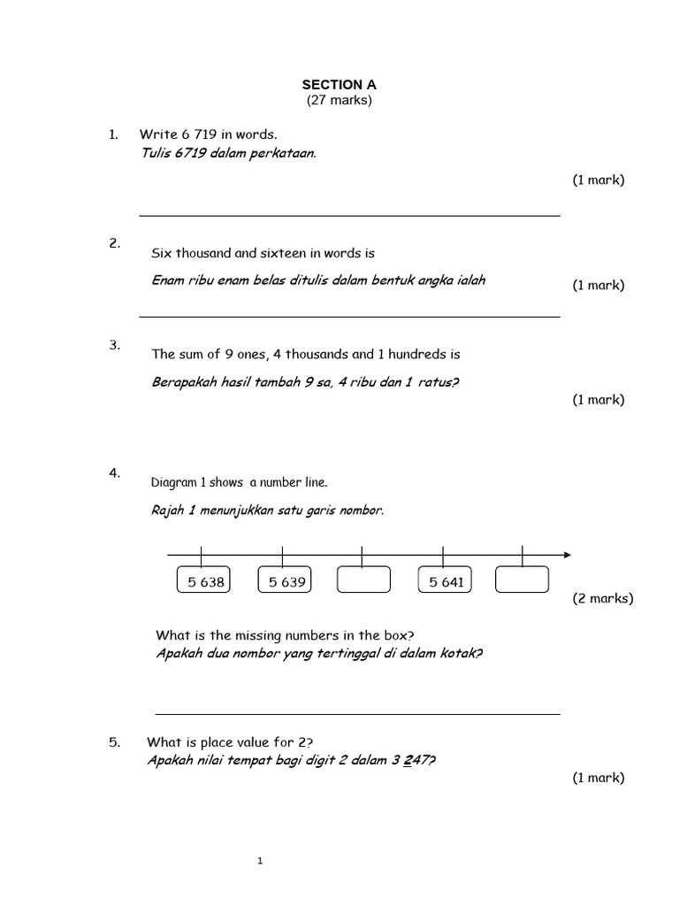 Pbd Math Tahun 3 Pdf