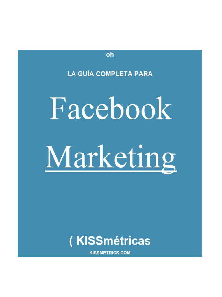Guía de Marketing en Facebook 2023 | PDF | Facebook