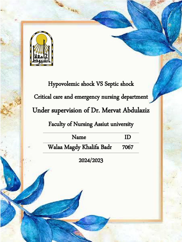 Shock Pdf Shock Circulatory Sepsis