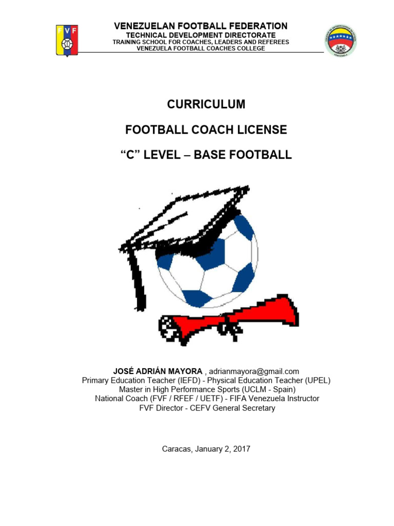 C License Curriculum for Soccer Coaches | PDF | Evaluation | Curriculum