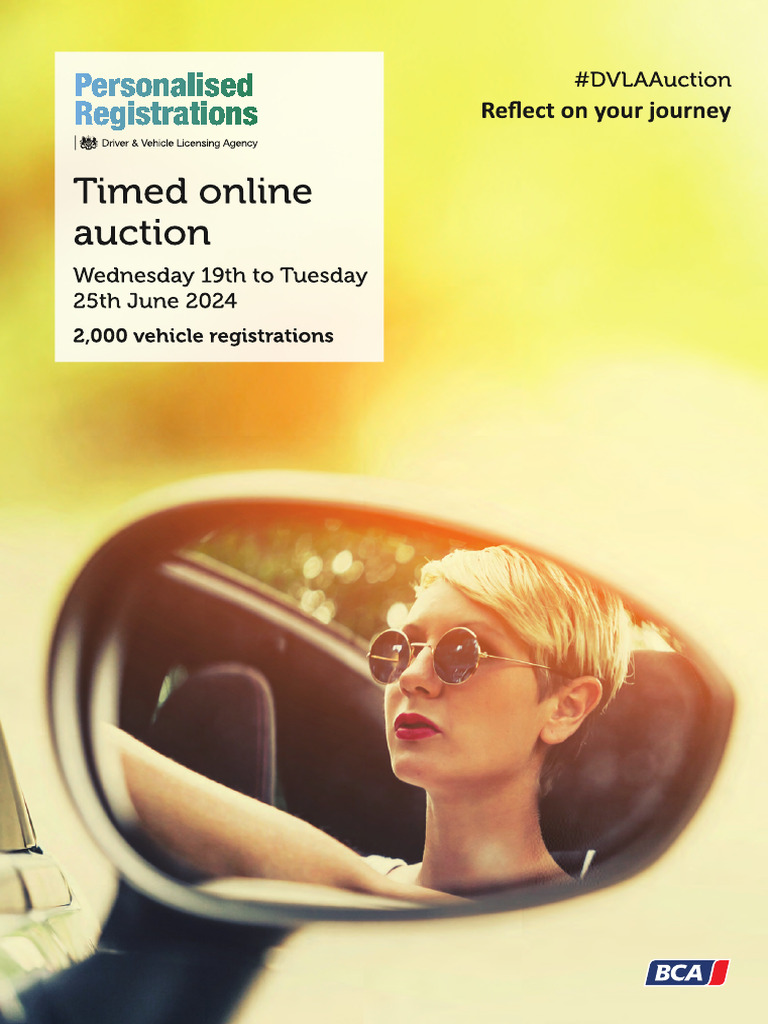 Dvla june 2024 timed online auction catalogue pdf auction marketing