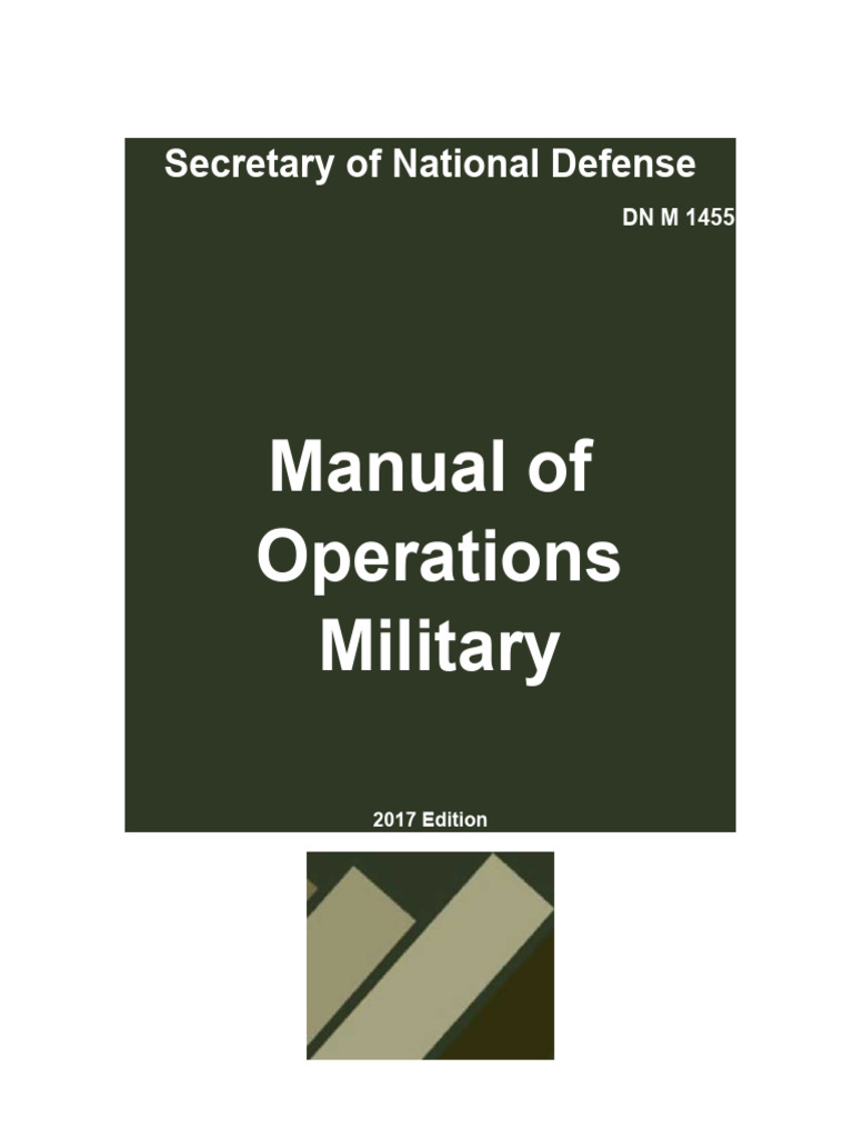 Military Operations Manual 2017 | PDF | Maneuver Warfare | Military