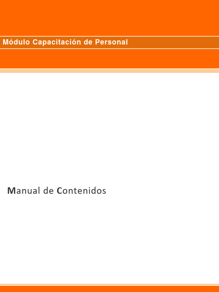 Modelo de Capacitacion de Personal | PDF | Gestión de recursos humanos ...