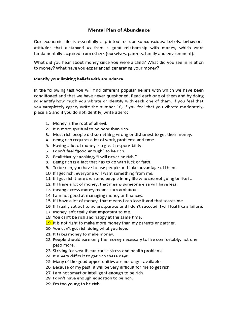 Heal Your Relationship With Money | PDF | Psychology | Behavioural Sciences