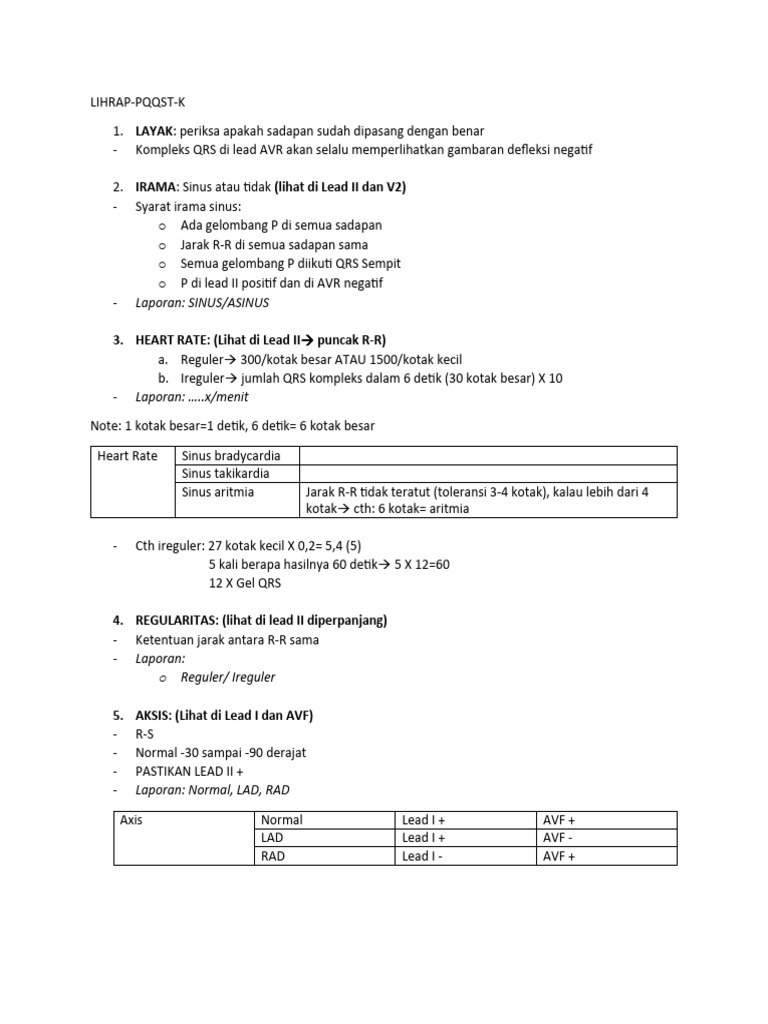 Interpretasi EKG dan R Wave Progression | PDF