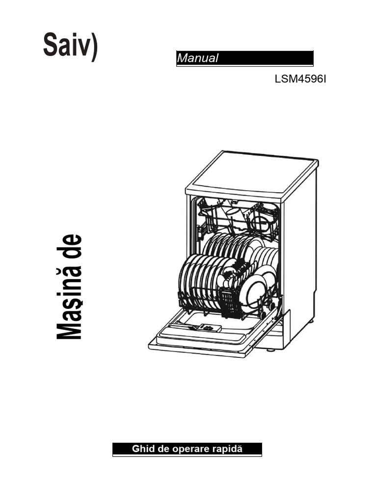 Mașina de Spălat Vase Saivod | PDF