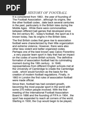 Football history