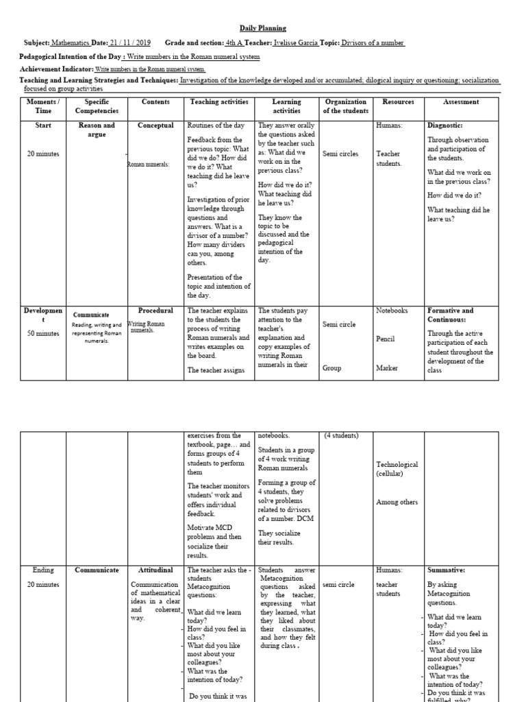 writing-roman-numerals-daily-planning-pdf-learning-metacognition