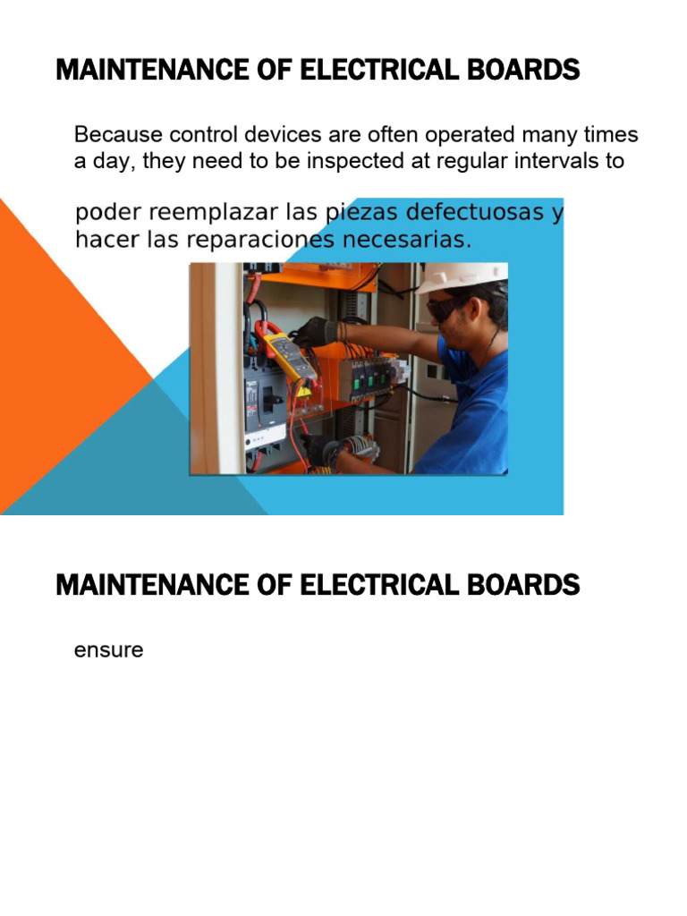Electrical Panel Maintenance Guide | PDF | Electrical Engineering ...