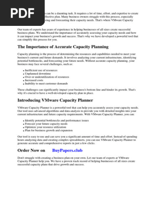 Vmware Capacity Planner Business Hours