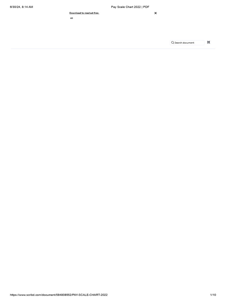 Pay Scale Chart 2022 PDF PDF Scribd World Wide 