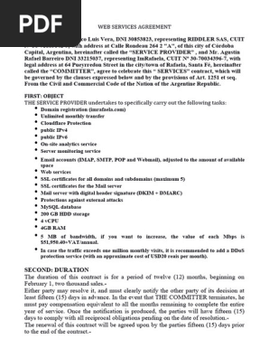 Web Services Contract Renewal