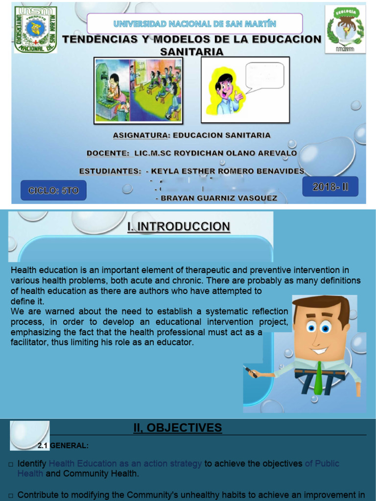 Health Education Slides Pdf Behavior Health Education