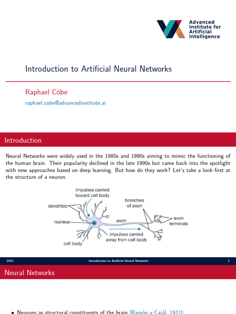 Understanding Artificial Neural Networks | PDF | Artificial Neural ...